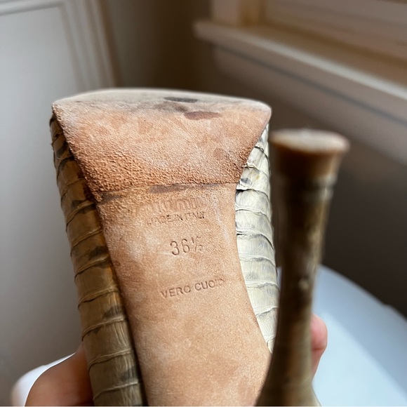 Miumiu heels sandals exotic leather - Picture 7 of 8